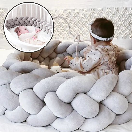 Tresse de Lit Bébé Coton Polyvalente Protection Douce - Petitsbeautes