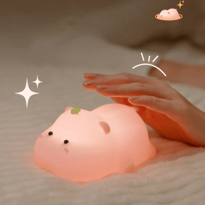 Veilleuse bébé | Hippopotame - Petitsbeautes