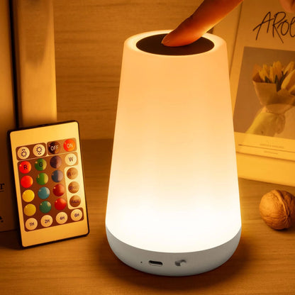 Veilleuse Bébé Rechargeable 13 Couleurs | Lampe Tactile - Petitsbeautes