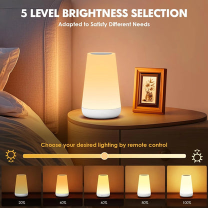 Veilleuse Bébé Rechargeable 13 Couleurs | Lampe Tactile - Petitsbeautes